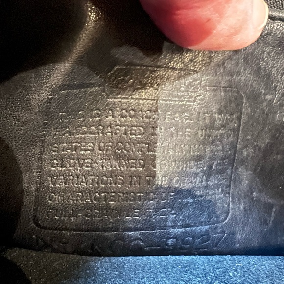 Vintage Black & Silver Nickel COACH Willis Bag 9927 - Picture 13 of 16